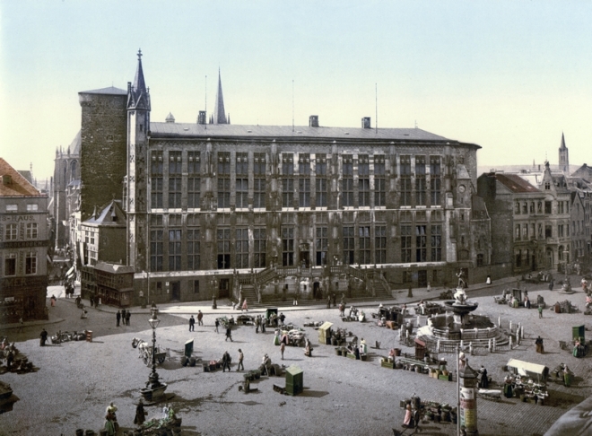 Aachen_Marktplatz_1900
