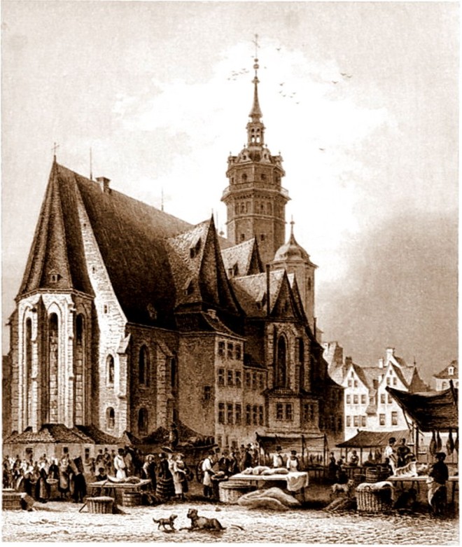 Leipzig_Nikolaikirche_um_1850